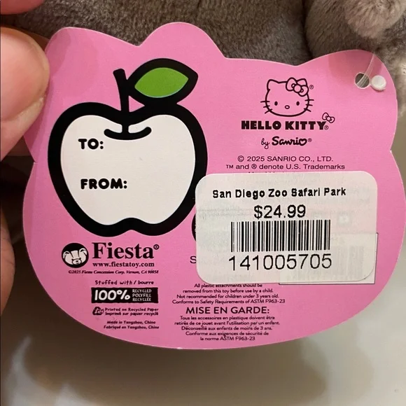 Hello Kitty Animal Disguise Plushie, NWT - Picture 2 of 3